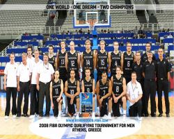 Germany Basketball Olympic Qualifications Team 2008