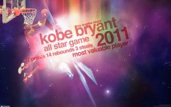 Kobe Bryant 2011 NBA All-Star MVP Widescreen wallpaper