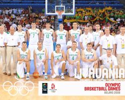 Lithuania Basketball Olympic Team 2008