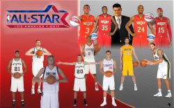 NBA All-Star 2011 Western Conference Team Widescreen