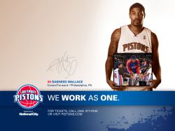 Rasheed Wallace Detroit Pistons