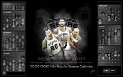 Spurs 2010 Schedule Widescreen